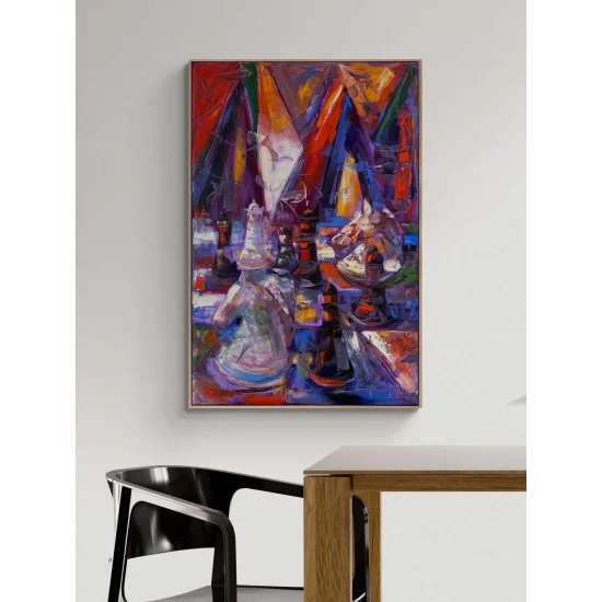 Colors of Strategy Oil Painting