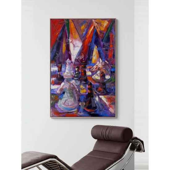 Colors of Strategy Oil Painting