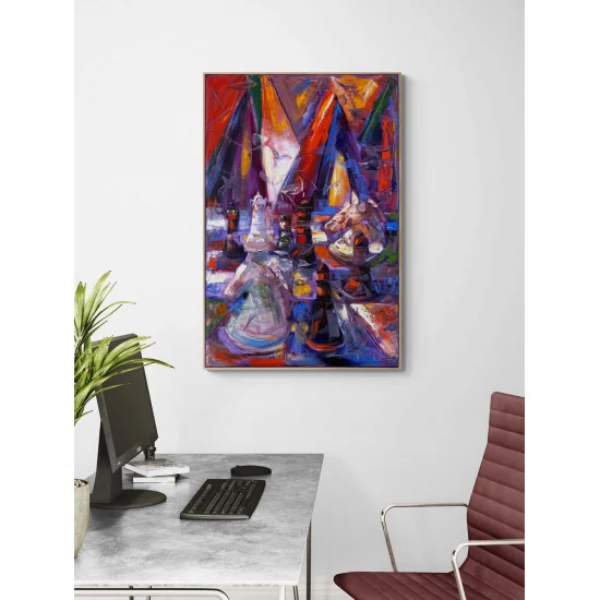 Colors of Strategy Oil Painting