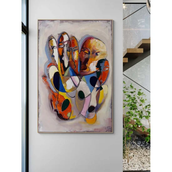 Faces in Colors Oil Painting