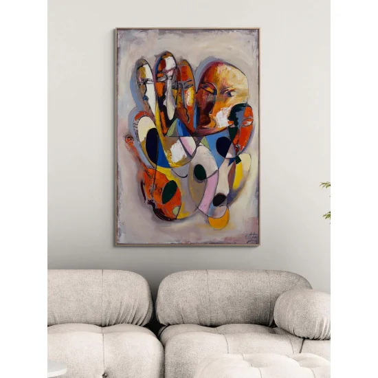 Faces in Colors Oil Painting