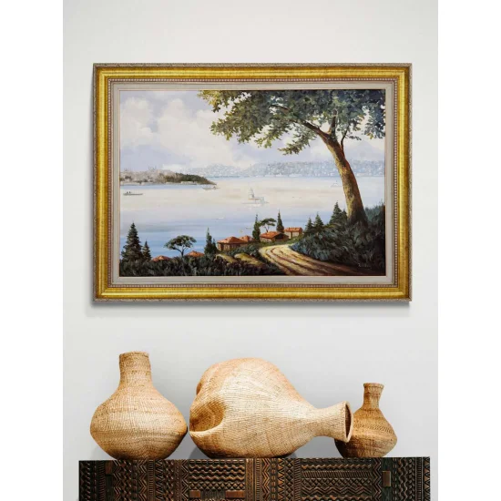 Maiden’s Tower in Daylight Oil Painting