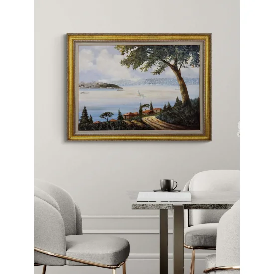 Maiden’s Tower in Daylight Oil Painting