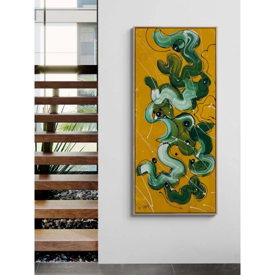 Burst of Energy Oil Painting