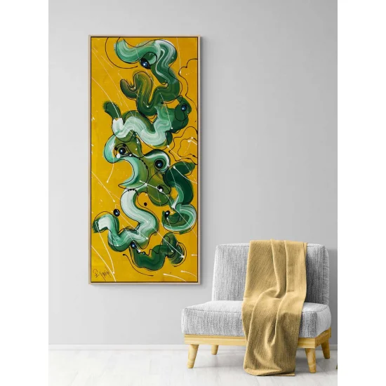 Burst of Energy Oil Painting