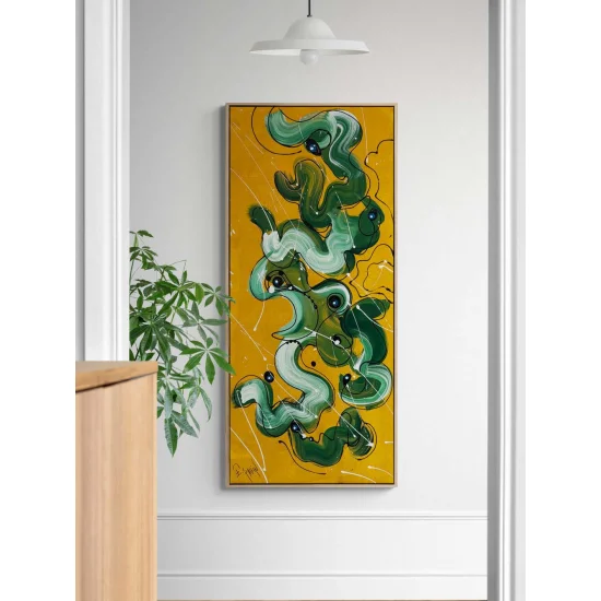 Burst of Energy Oil Painting