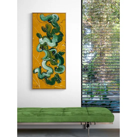 Burst of Energy Oil Painting