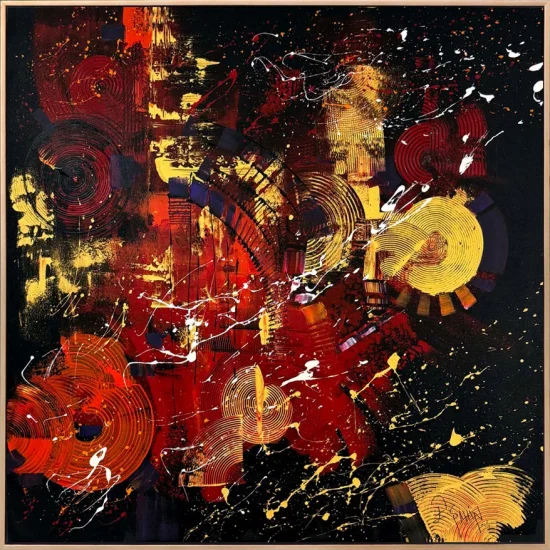 Memory of Black Oil Painting