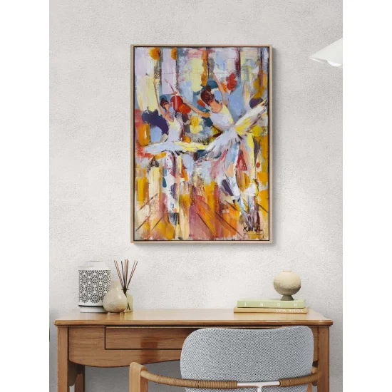 Ayışığında Balerinler Yağlı Boya Tablosu