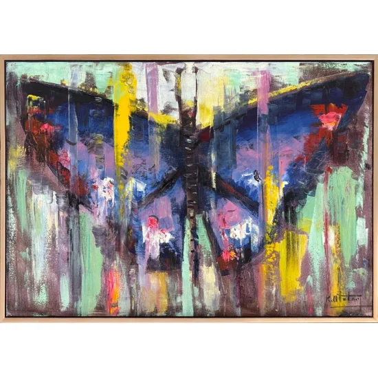 Kanat Sesleri Yağlı Boya Tablosu