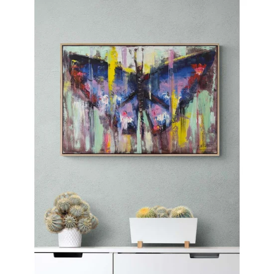 Kanat Sesleri Yağlı Boya Tablosu