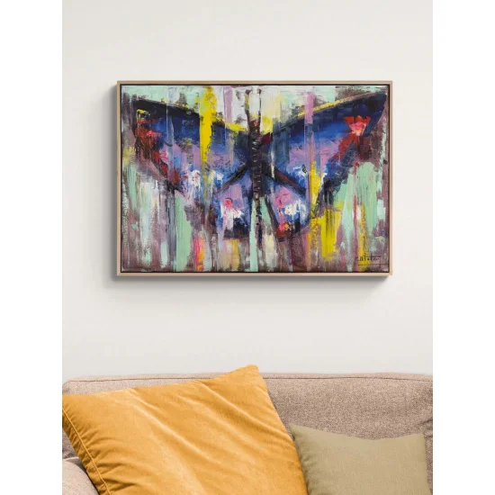 Kanat Sesleri Yağlı Boya Tablosu