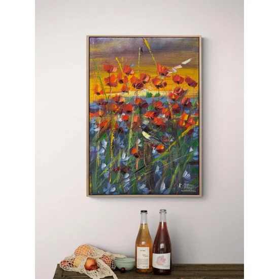 Whispers of the Poppies Oil Painting