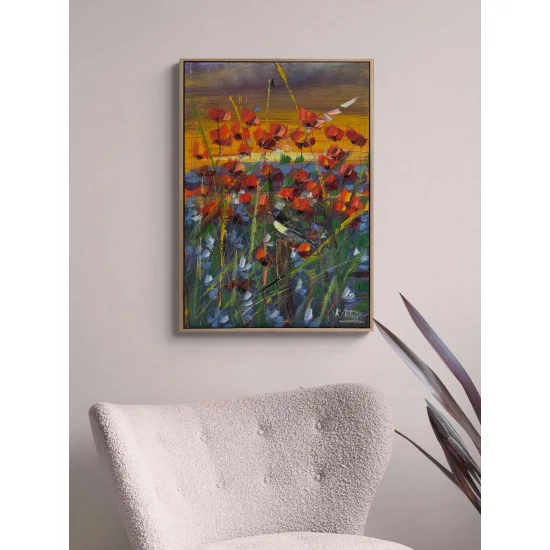 Whispers of the Poppies Oil Painting