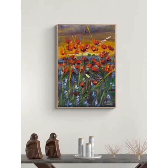 Whispers of the Poppies Oil Painting