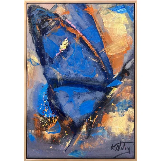 Uçuşun İzinde Yağlı Boya Tablosu