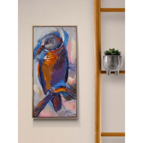 Işık Kuşu Yağlı Boya Tablosu