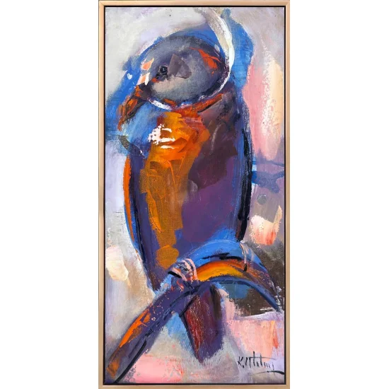 Işık Kuşu Yağlı Boya Tablosu