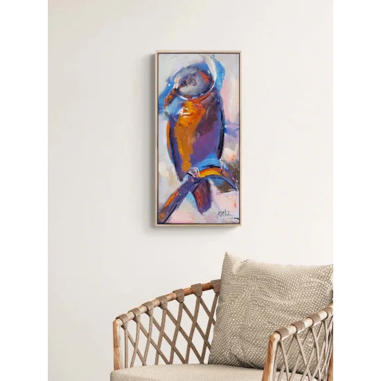 Işık Kuşu Yağlı Boya Tablosu