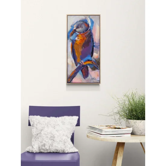 Işık Kuşu Yağlı Boya Tablosu