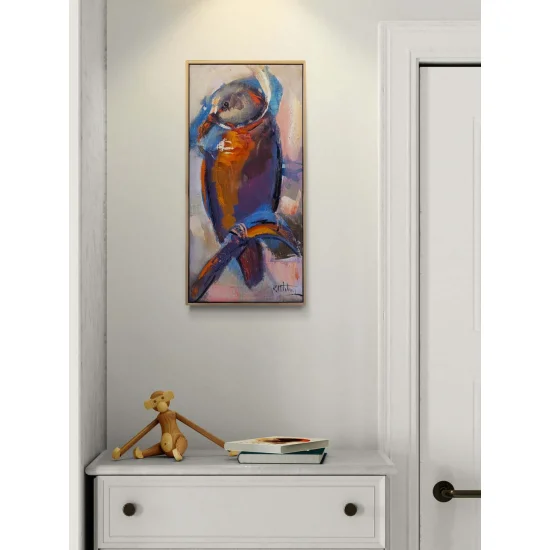 Işık Kuşu Yağlı Boya Tablosu