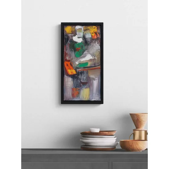 Maskenin Ötesinde Yağlı Boya Tablosu