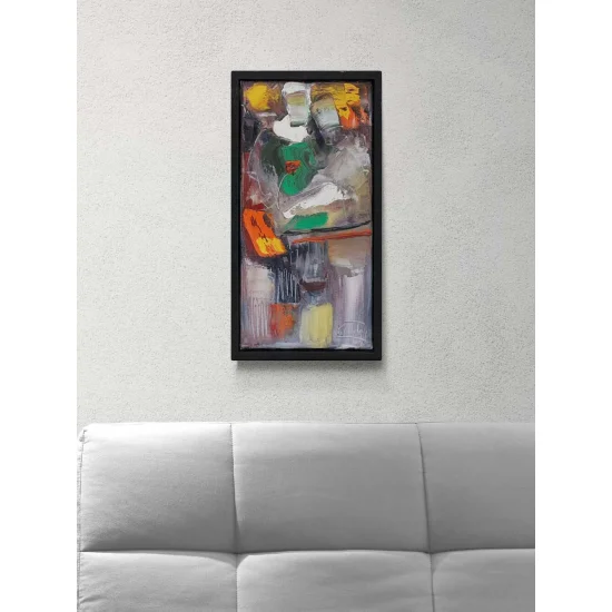 Maskenin Ötesinde Yağlı Boya Tablosu