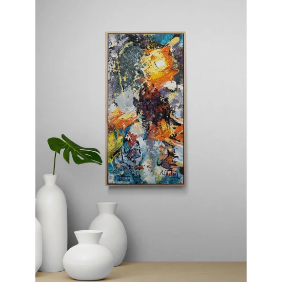 Alevle Arınış Yağlı Boya Tablosu