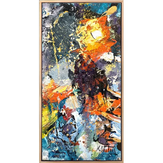 Alevle Arınış Yağlı Boya Tablosu