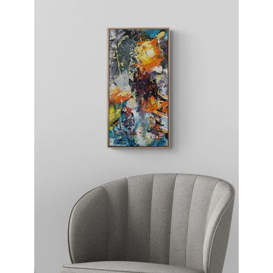 Alevle Arınış Yağlı Boya Tablosu