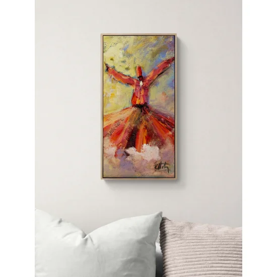 Kalbin Ekseninde Yağlı Boya Tablosu