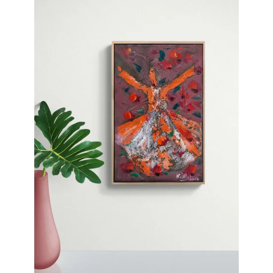 Semada Ateşle Dönüş Yağlı Boya Tablosu