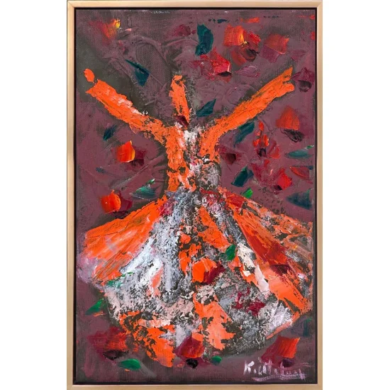 Semada Ateşle Dönüş Yağlı Boya Tablosu