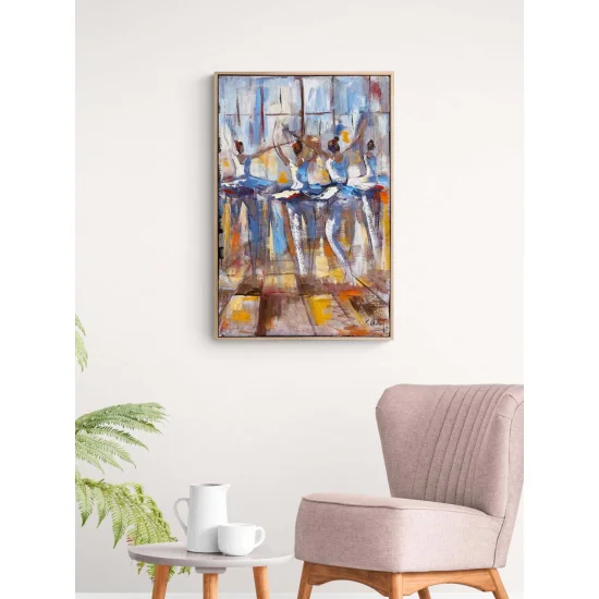 Balerinin İzinde Yağlı Boya Tablosu