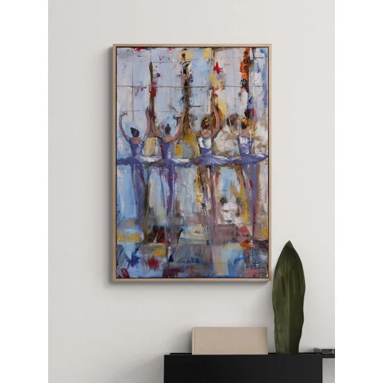 Ayışığı Balerinler Yağlı Boya Tablosu