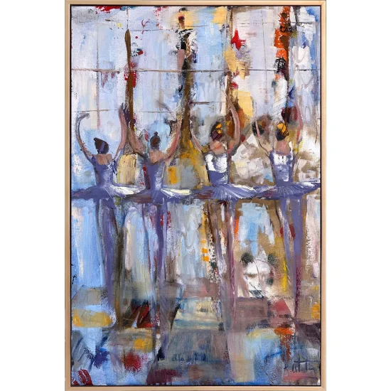 Ayışığı Balerinler Yağlı Boya Tablosu