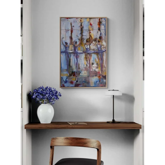 Ayışığı Balerinler Yağlı Boya Tablosu