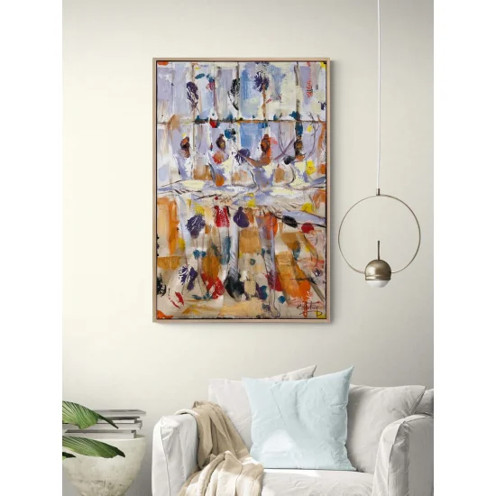 Sonsuzlukta Balerinler Yağlı Boya Tablosu