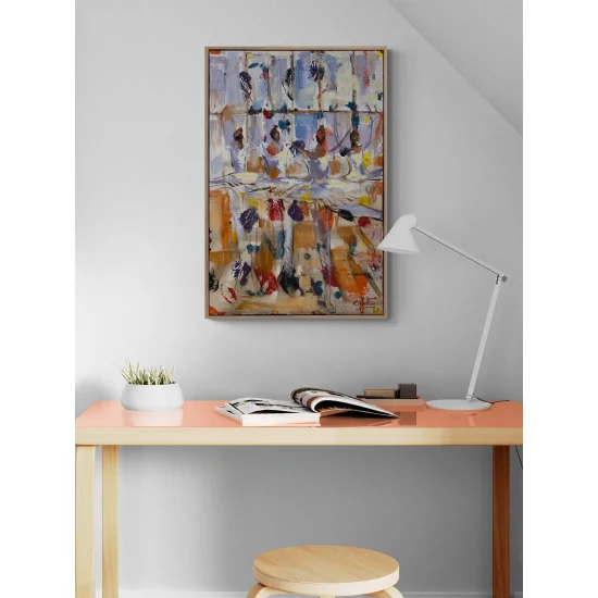 Sonsuzlukta Balerinler Yağlı Boya Tablosu