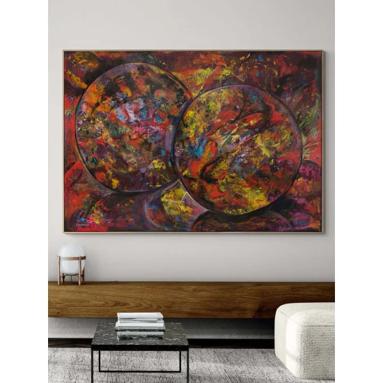 Dans Eden Formlar Yağlı Boya Tablosu