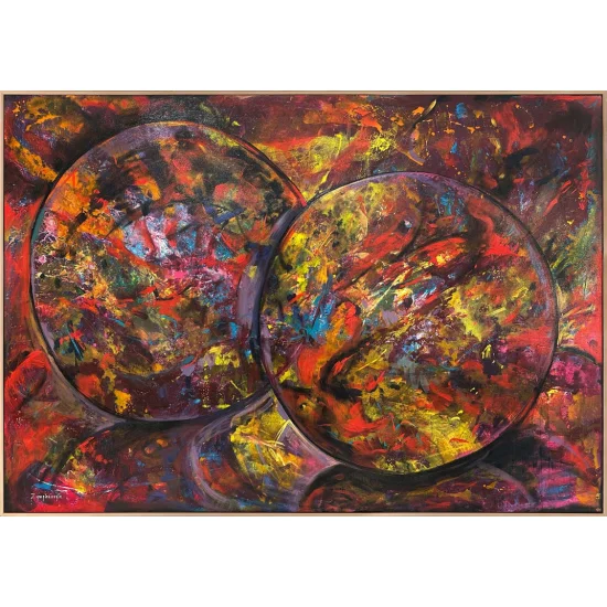 Dans Eden Formlar Yağlı Boya Tablosu