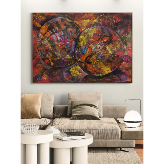 Dans Eden Formlar Yağlı Boya Tablosu