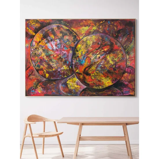 Dans Eden Formlar Yağlı Boya Tablosu