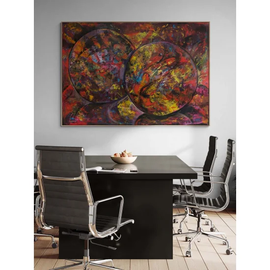 Dans Eden Formlar Yağlı Boya Tablosu