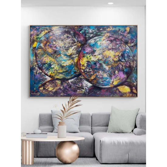 Işığın Dansı Yağlı Boya Tablosu