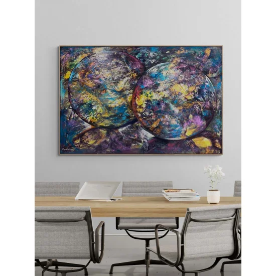 Işığın Dansı Yağlı Boya Tablosu