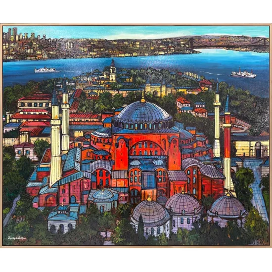 Great Hagia Sophia Mosque Oil Painting