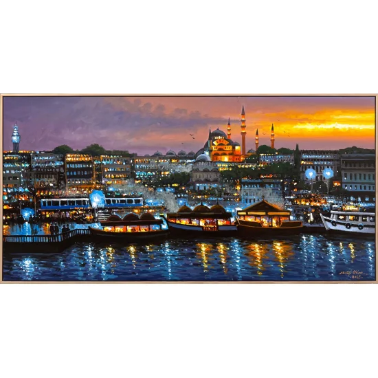 Reflections of Sunset Oil Painting