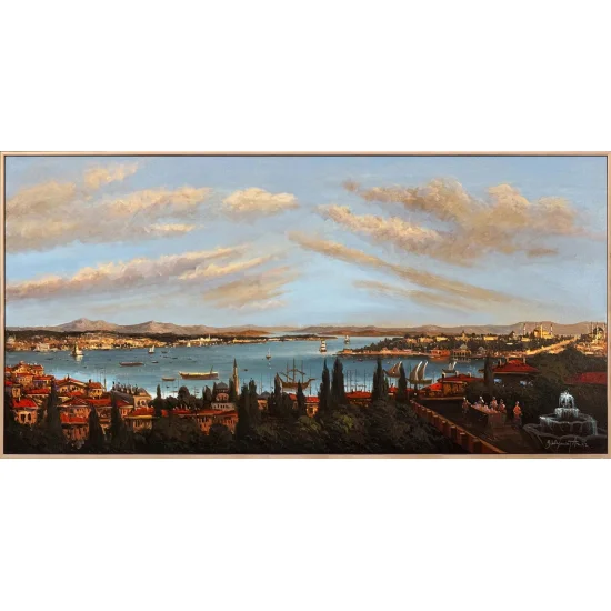 Once Upon a Time in Istanbul Oil Painting