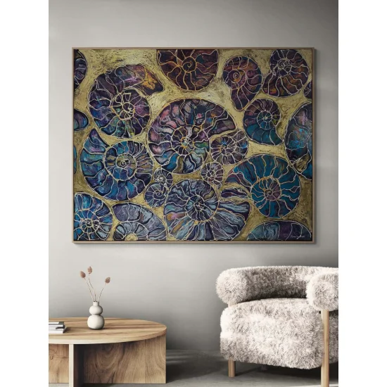 Denizin Hatıraları Yağlı Boya Tablosu